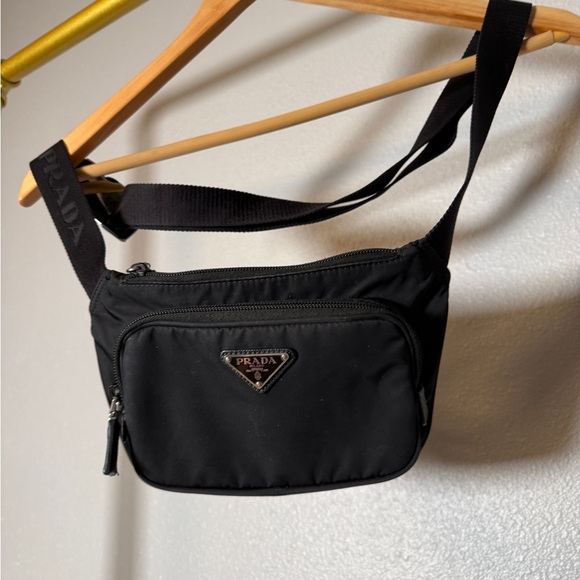 Prada Black Fanny Pack Double Zip Adjustable - Picture 3 of 12